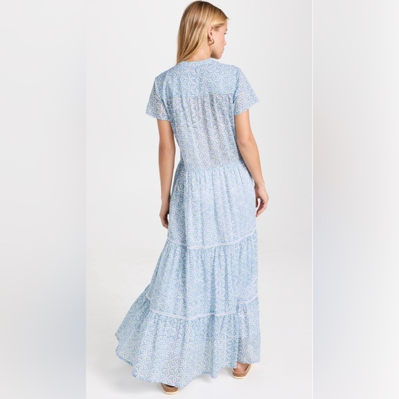 Marea Breakers Dress, Blue Geo, M - Picture 2 of 12